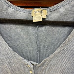 Blue cotton summer dress